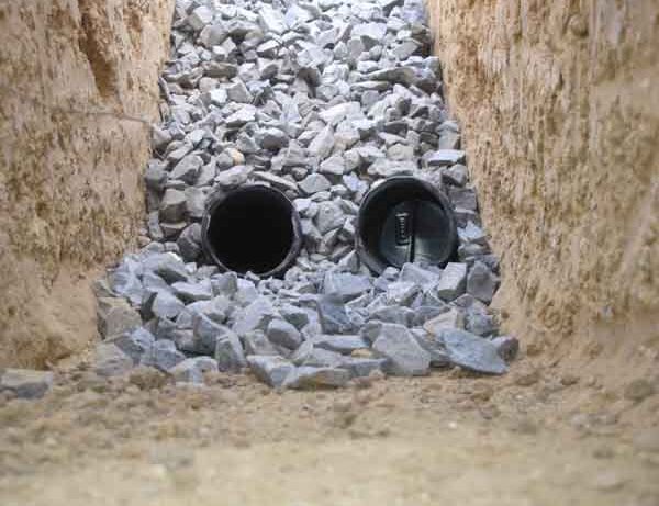 French Drain Trench
